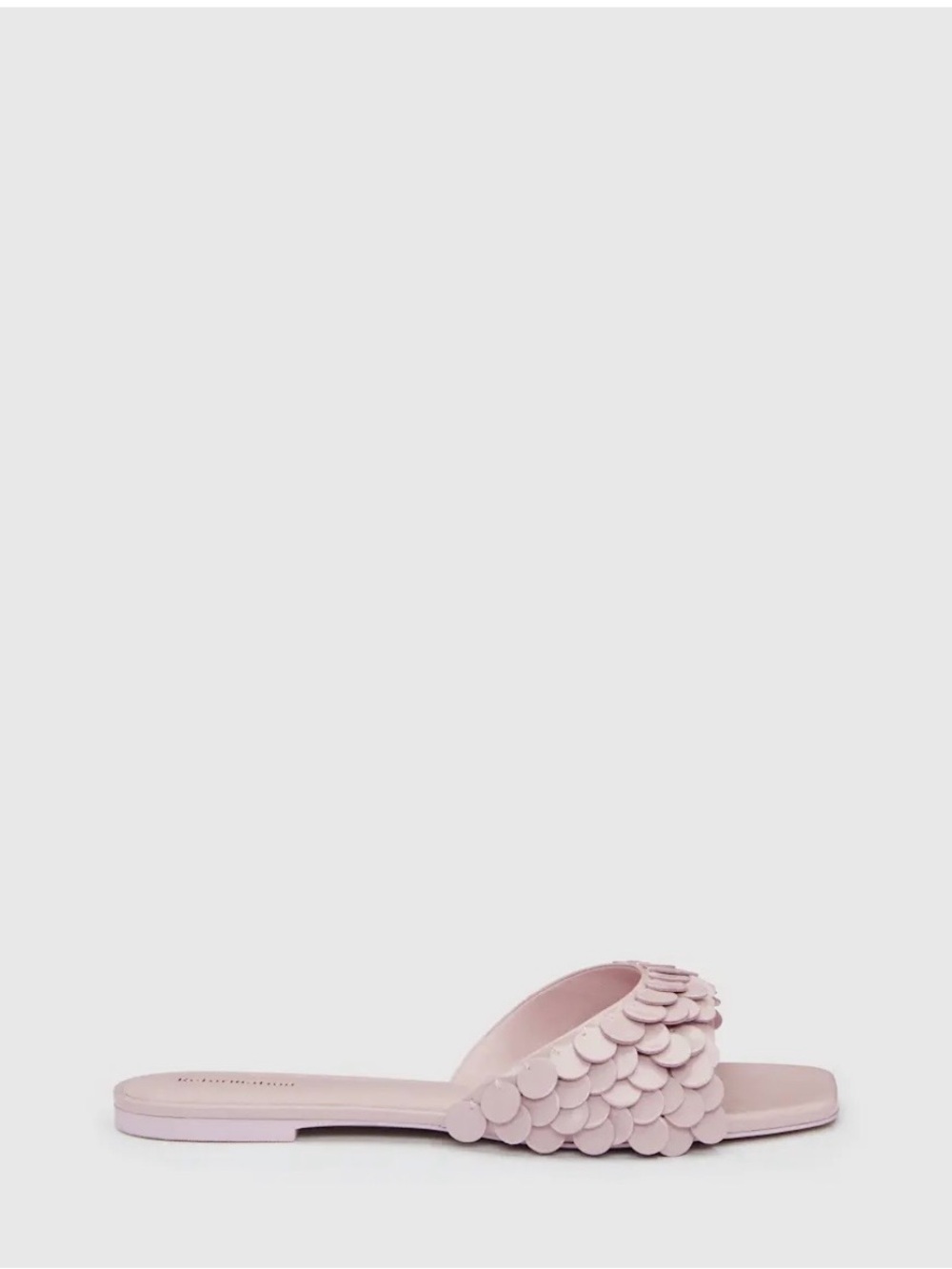 Reformation Imogen Flat Sandal Pink - Size 8 - Picture 3 of 6
